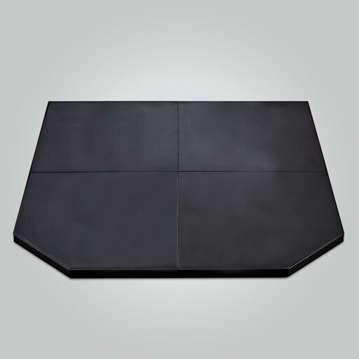 Forge Tiled Black Hearth 1250x1250