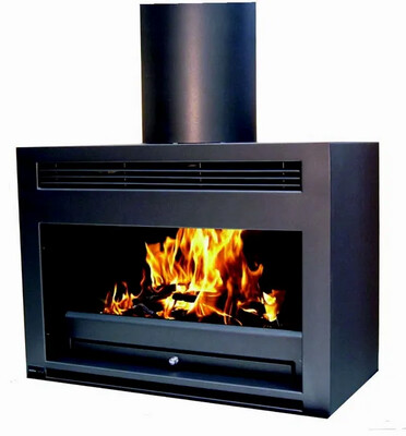 Open Front Wood Fire
