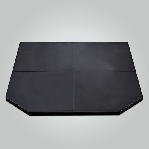 Forge Tiled Black Hearth 1050x1050