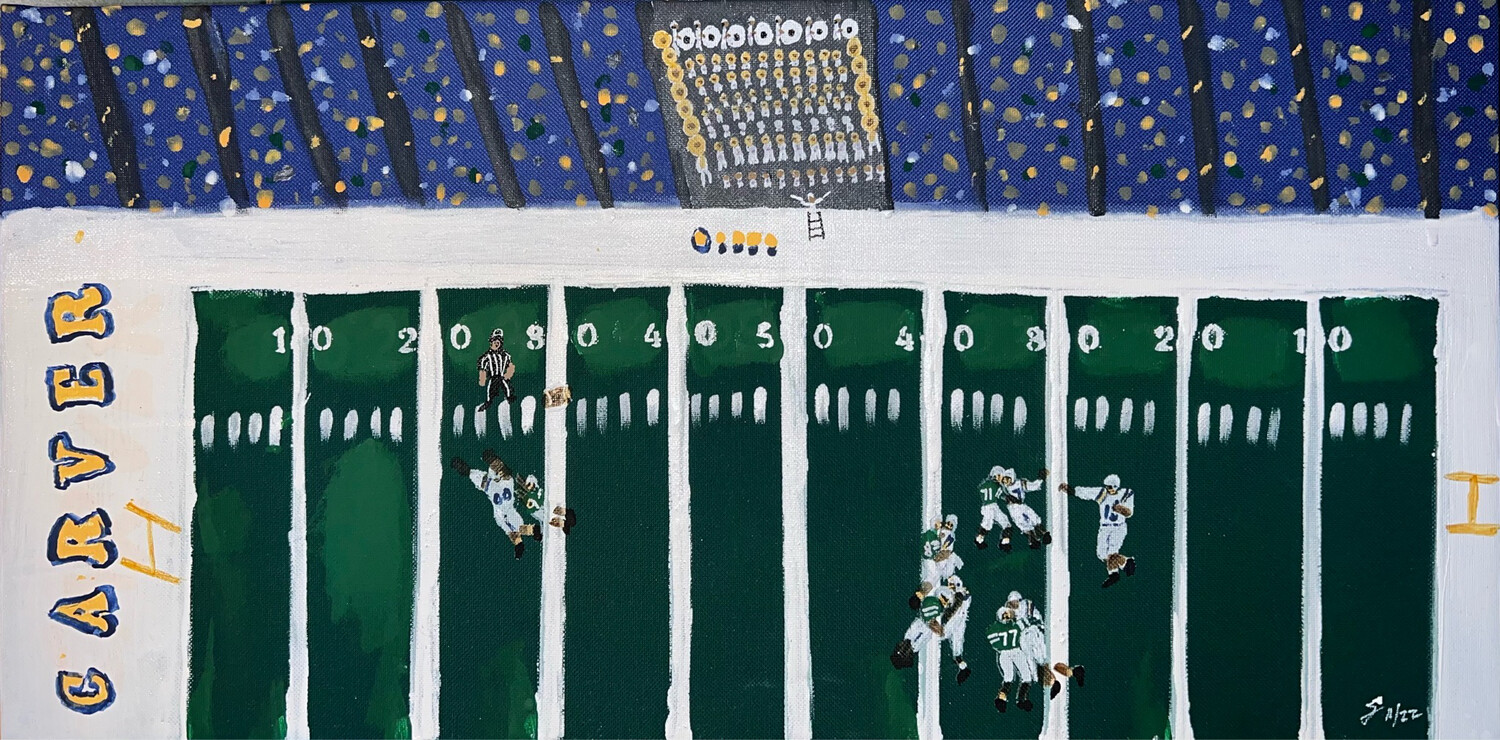 Read Da Paper Original Canvas 24” X 12”