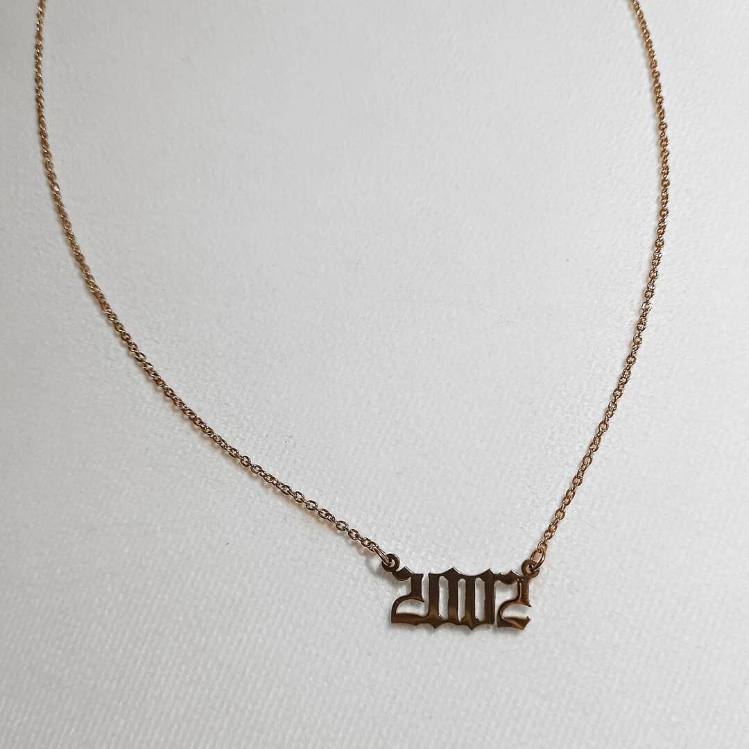 Birth Year Necklace