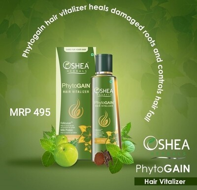 Oshea Herbals Phytogain Hair Vitalizer, Yellow, 120 ml  (120 ml)