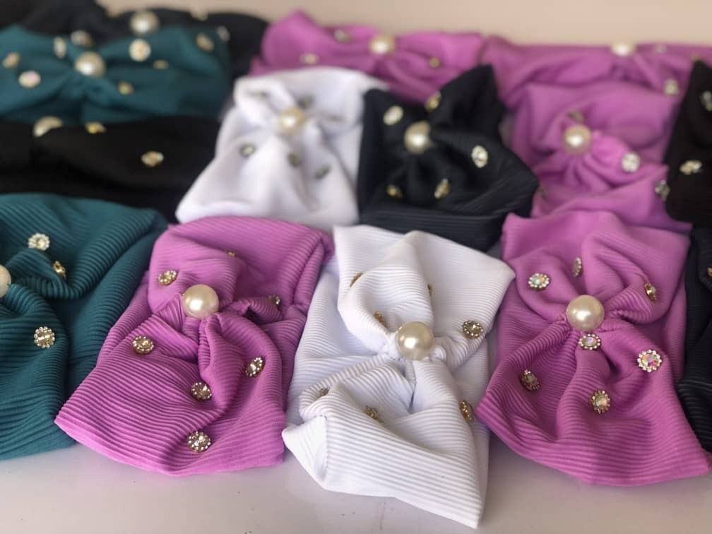 ADULT EMBELISH HEAD BAND (10 IN 1 BUNDLE)