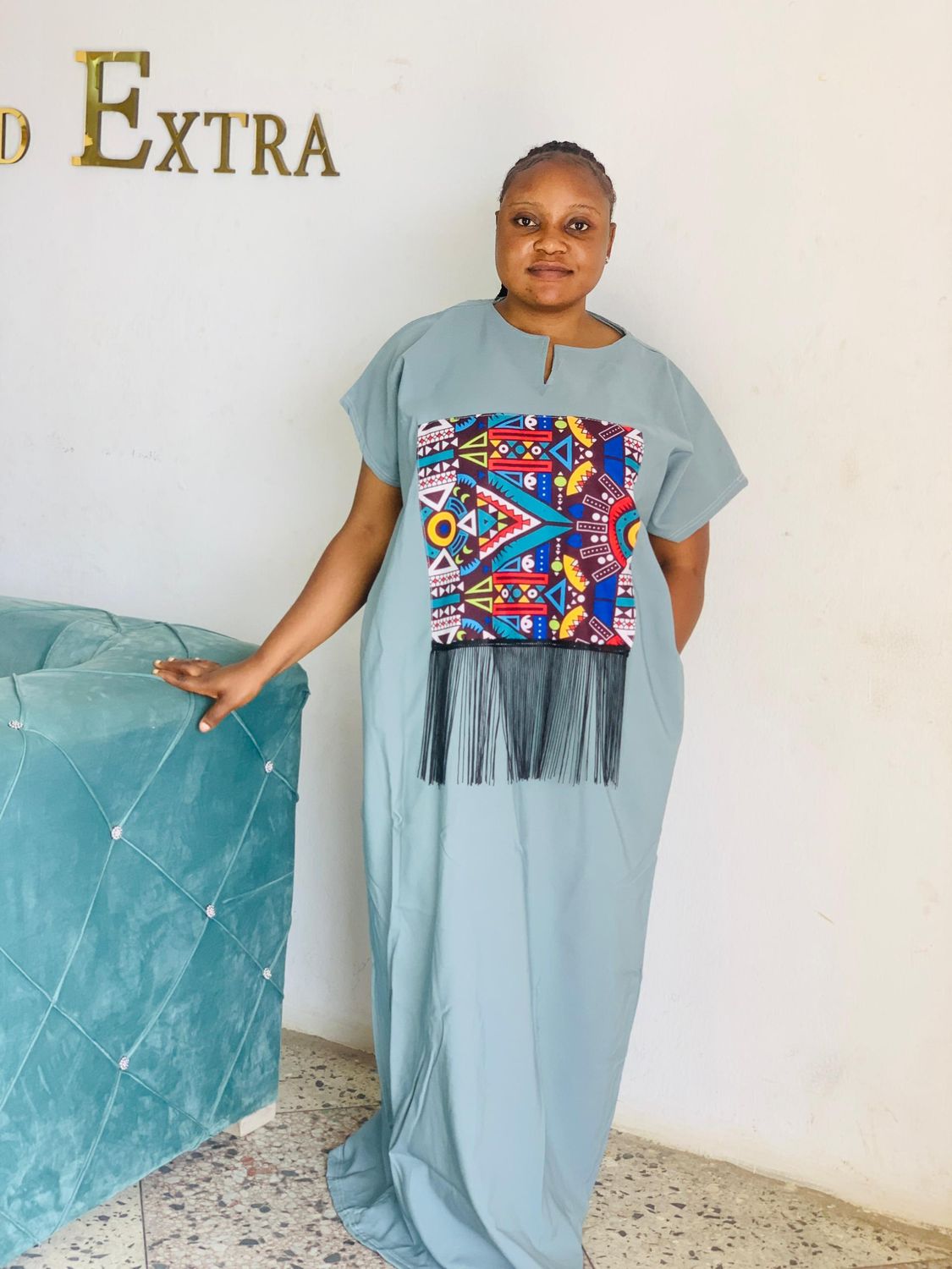 LONG KENTE BUBU GOWN (10 IN 1 BUNDLE)