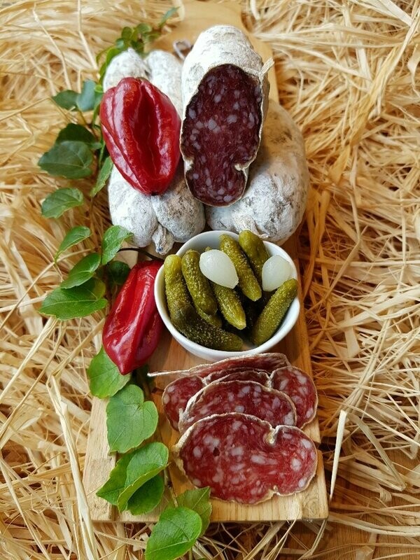 SAUCISSON ARDECHE AU PIMENT ESPELETTE