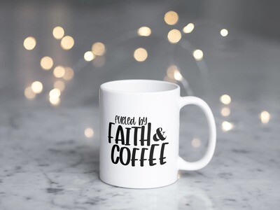 Fueled by Faith & Coffee Mug