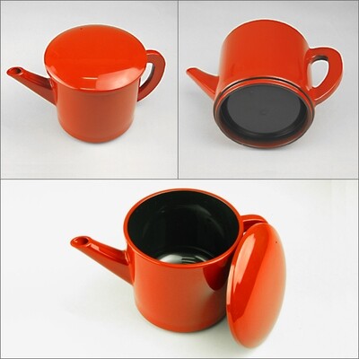 Soba Soup Pot Red (540cc)