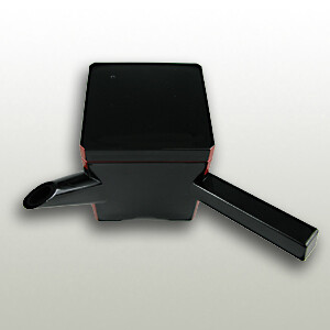 Soba Soup Pot Black Square (350cc)