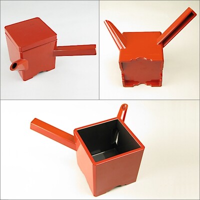 Soba Soup Pot Red Square (620cc)