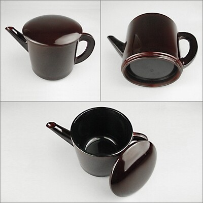 Soba Soup Pot Tame Black (540cc)