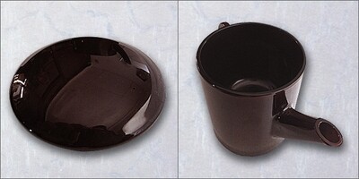Soba Soup Pot Tan Black (540cc)
