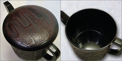 Soba Soup Pot Kotto Black (600cc)
