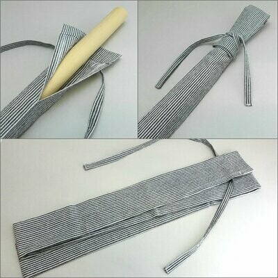Rolling pin bag (White stripe)