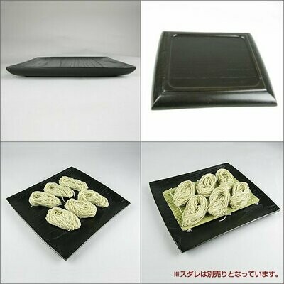 10ps set Wooden lacquer multi-plate Kakusato Seiro (Large)
