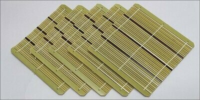 5ps set 6.5 square bamboo blind domestic cotton thread