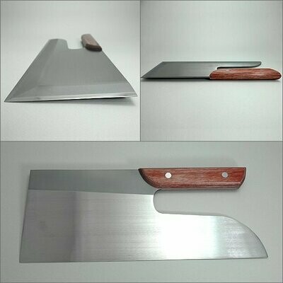 Stainless steel MV steel (wooden handle) 300 mm