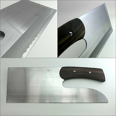 Stainless steel MV steel (bent ebony pattern) 360 mm