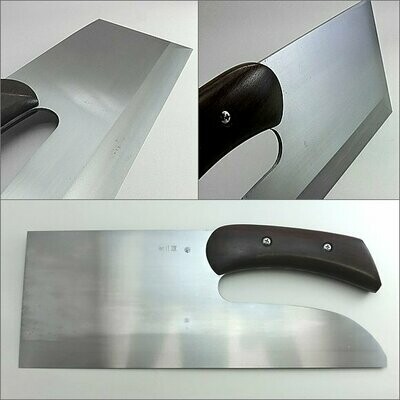 Polished Yasuki steel (bent rosewood pattern) 330 mm