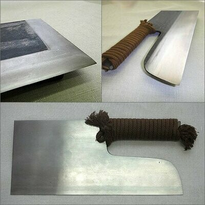 [For left] Kurouchi Yasuki Steel (rope winding) 300 mm by Tomozuru