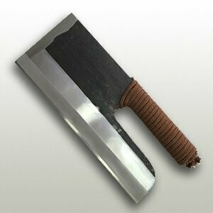 [For left] Kurouchi Yasuki Steel (rope winding) 300 mm by Tomozuru