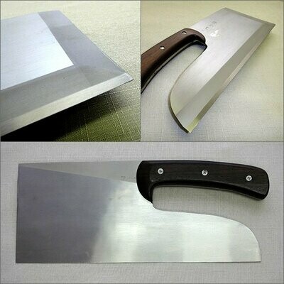 Polished Yasuki Steel (bent rose pattern) 330 mm by Tomozuru