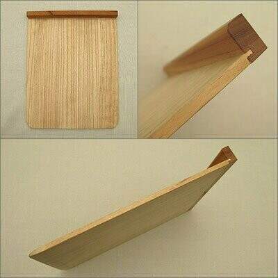 Booth board of paulownia body and paulownia standing