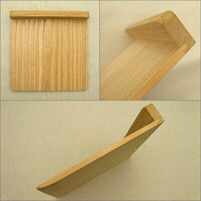 The paulownia body and the paulownia standing booth board