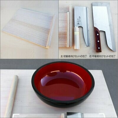 Handmade soba set for beginners
