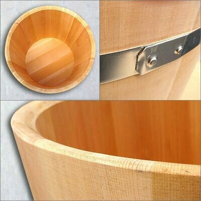 Kneading pot bottom stand, Spanish mackerel wood pot bottom 600 mm