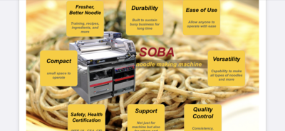 Soba automatic noodle making machine