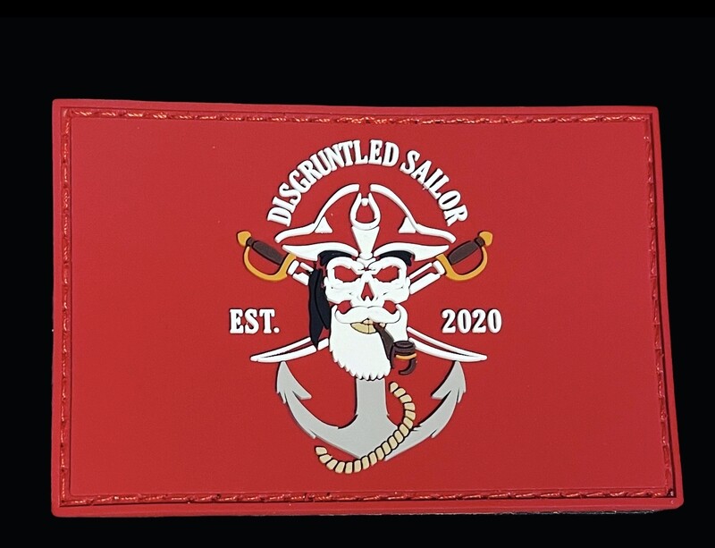 Disgruntled Red PVC Patch