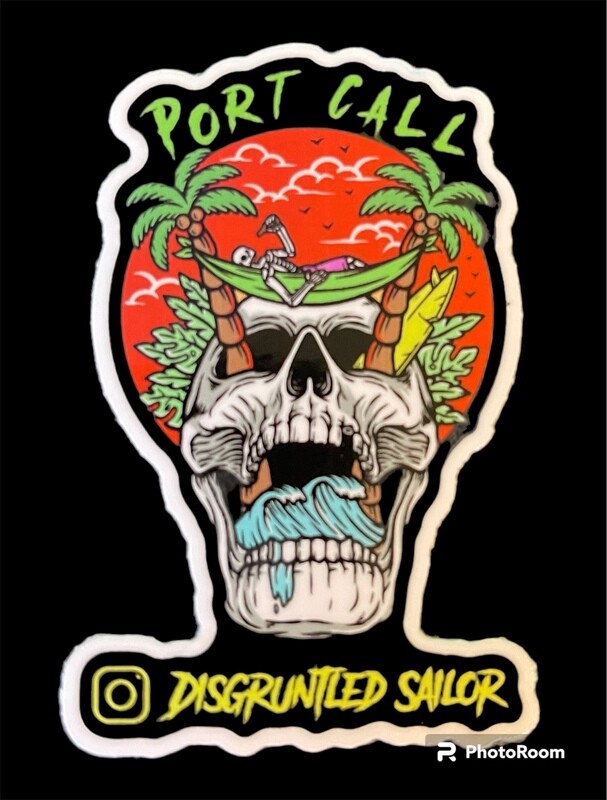 Port Call Sticker