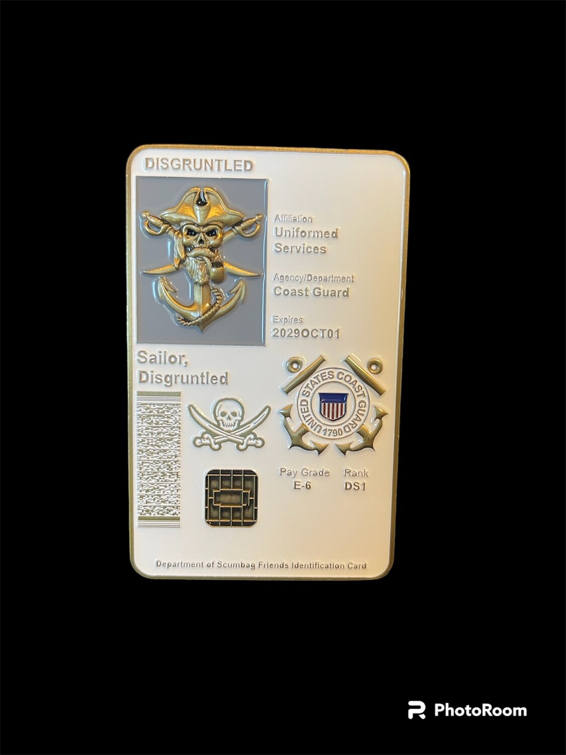 Glow In The Dark CAC Challenge Coin