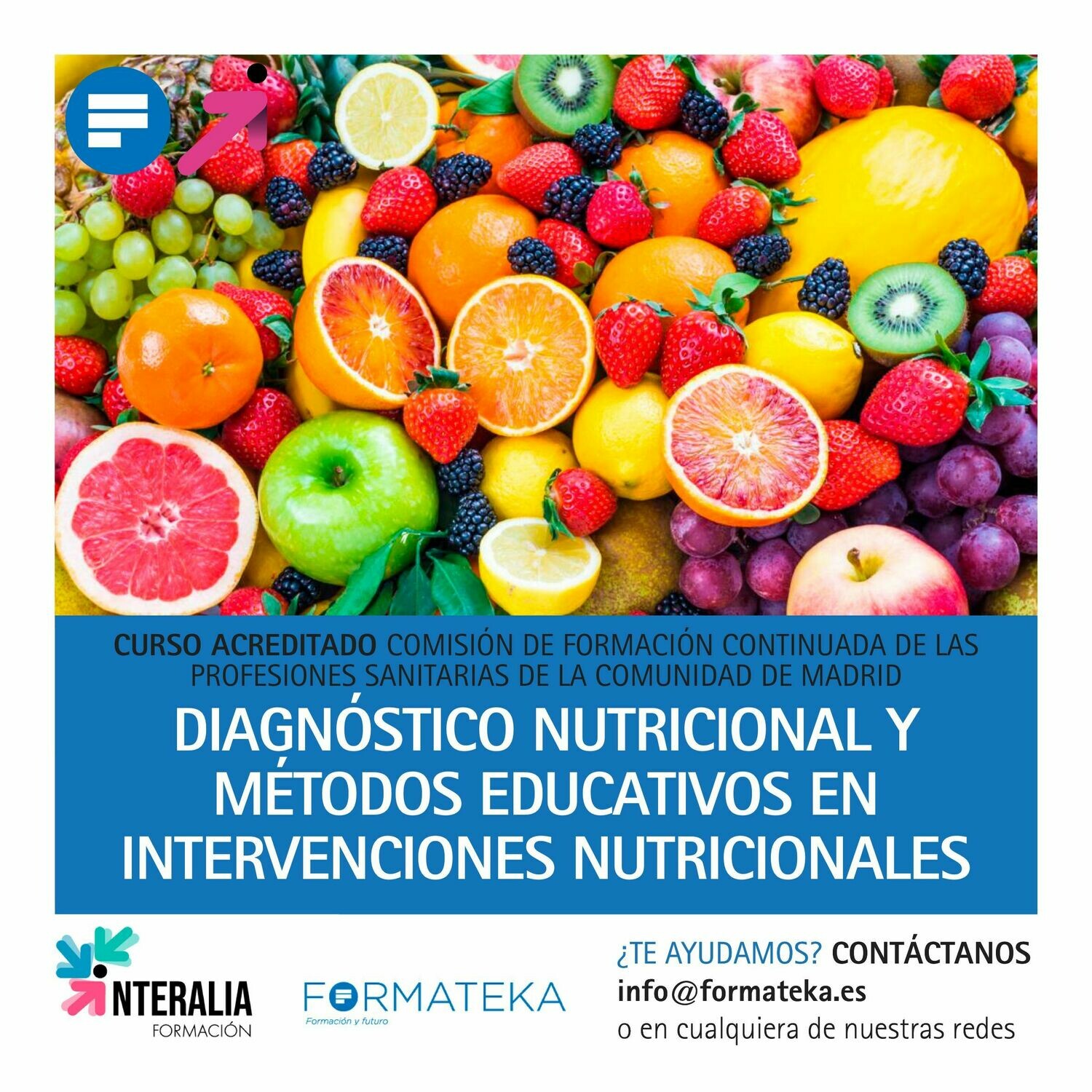 Diagnóstico nutricional y métodos educativos en intervenciones nutricionales - 50 Horas - 7,5 Créditos CFC