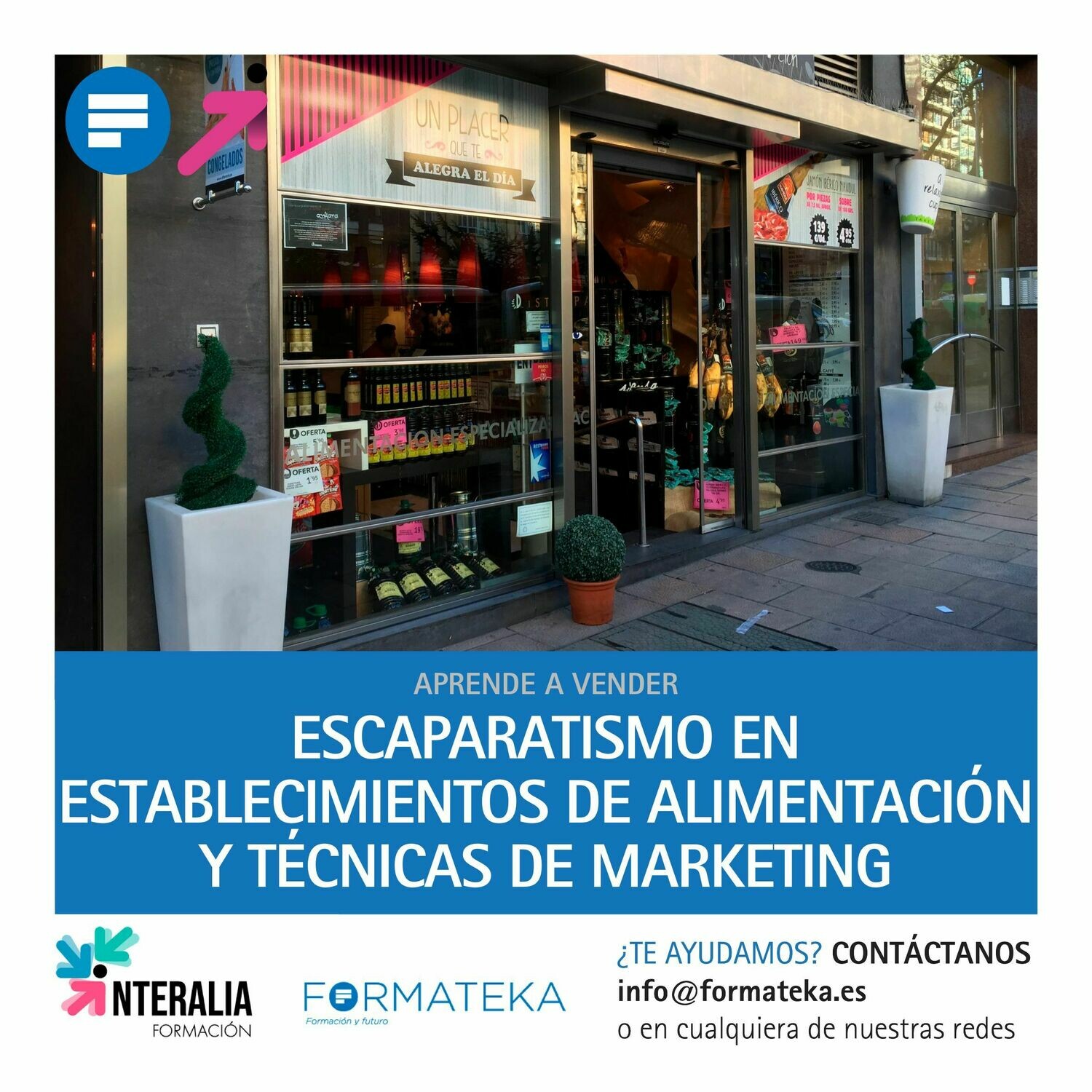 Escaparatismo en establecimientos de alimentación y técnicas de marketing (60 Horas)