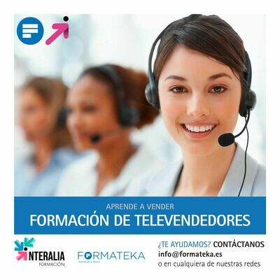 Formación de televendedores (60 Horas)