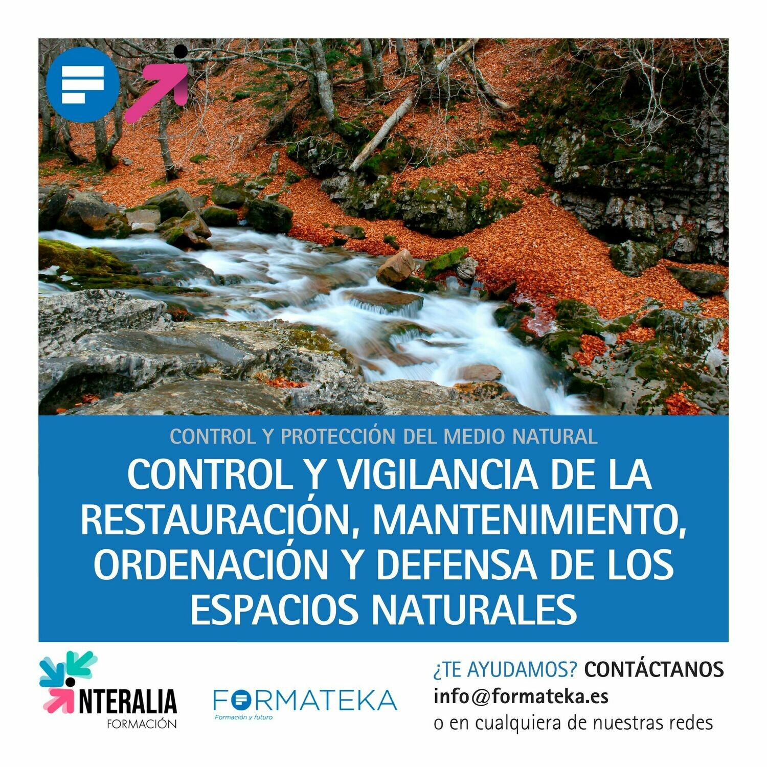 Control y vigilancia de la restauración, mantenimiento, ordenación y defensa de los espacios naturales (60 Horas)