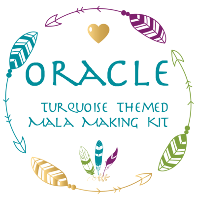 ORACLE ~ Turquoise Themed Mala Making Kit