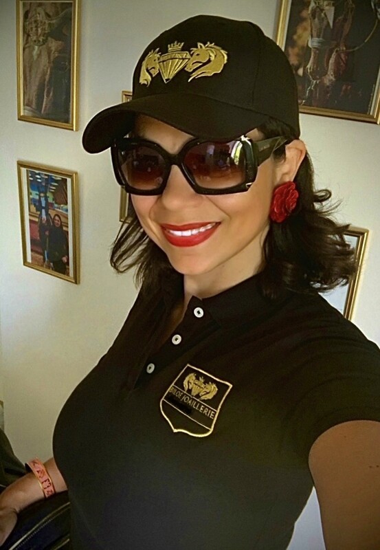 Polo Femme Gold Logo