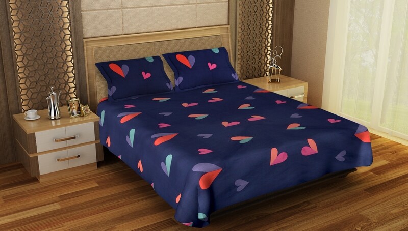 RGL 3D BEDSHEET EXPORT QUALITY WITH 2 PILLOW COVER