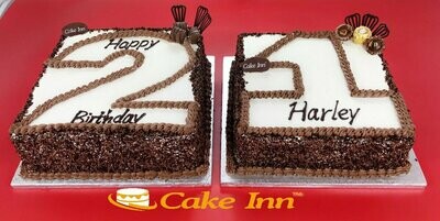 Ferrero & Kinder Bueno Chocolate Number Birthday Cake