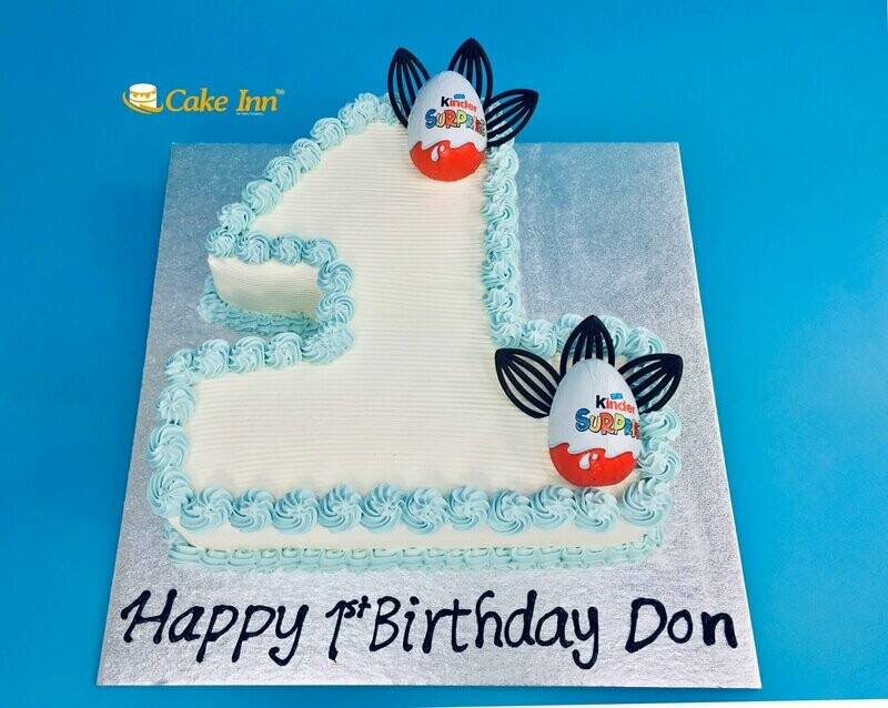Kinder Surprise Egg  Number Birthday cake N531