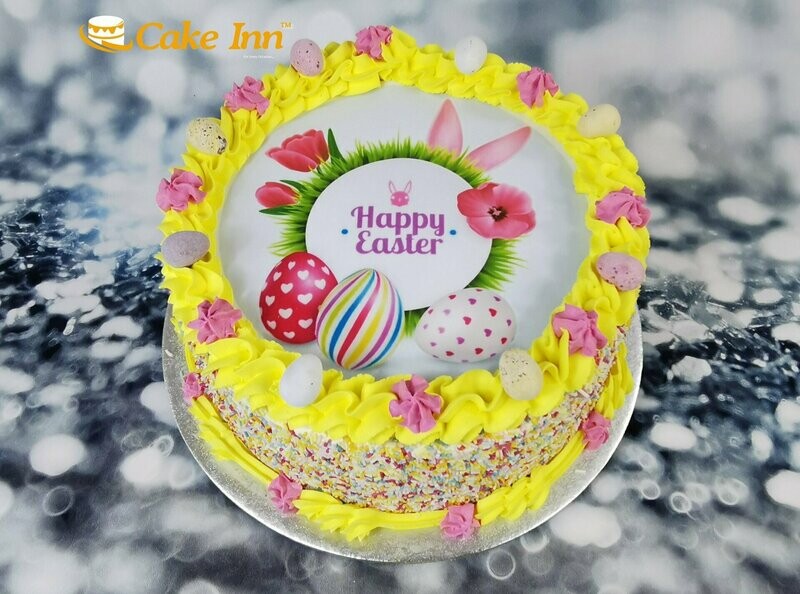 Easter Eggs On Top With Sprinkles On Side Easter Cake R102 Easter Eggs On Top With Sprinkles On Side Easter Cake R102