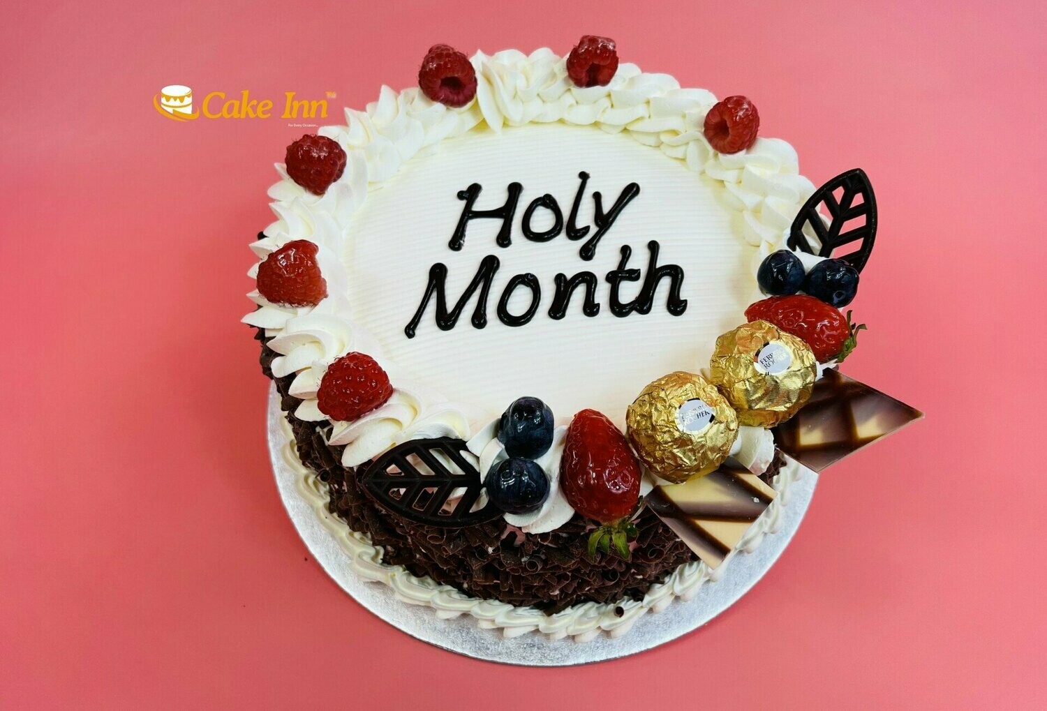 Ferrero & Mix Berries Holly Cake