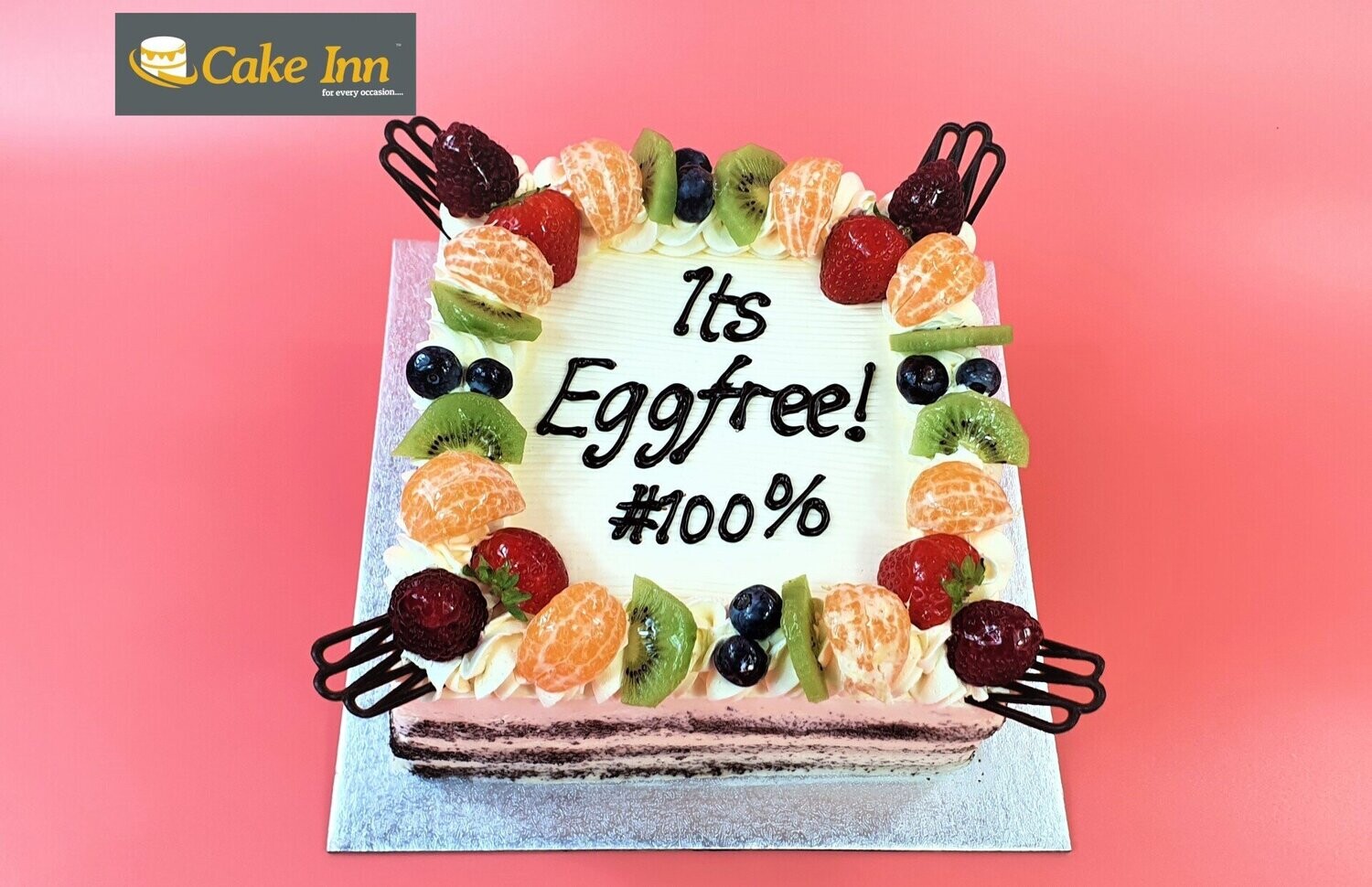 Full Fruits Naked Birthday Cake S341
