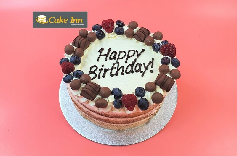 Bueno & Malteser Topping Naked Cake