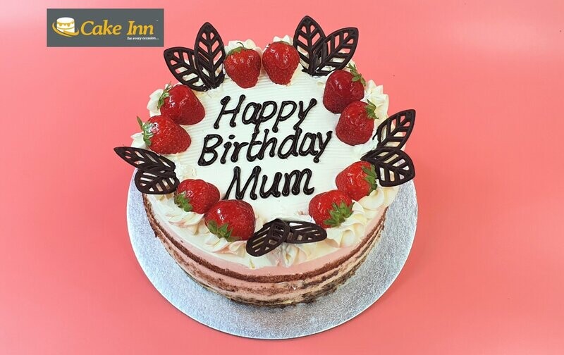 Strawberry Naked Cake R118