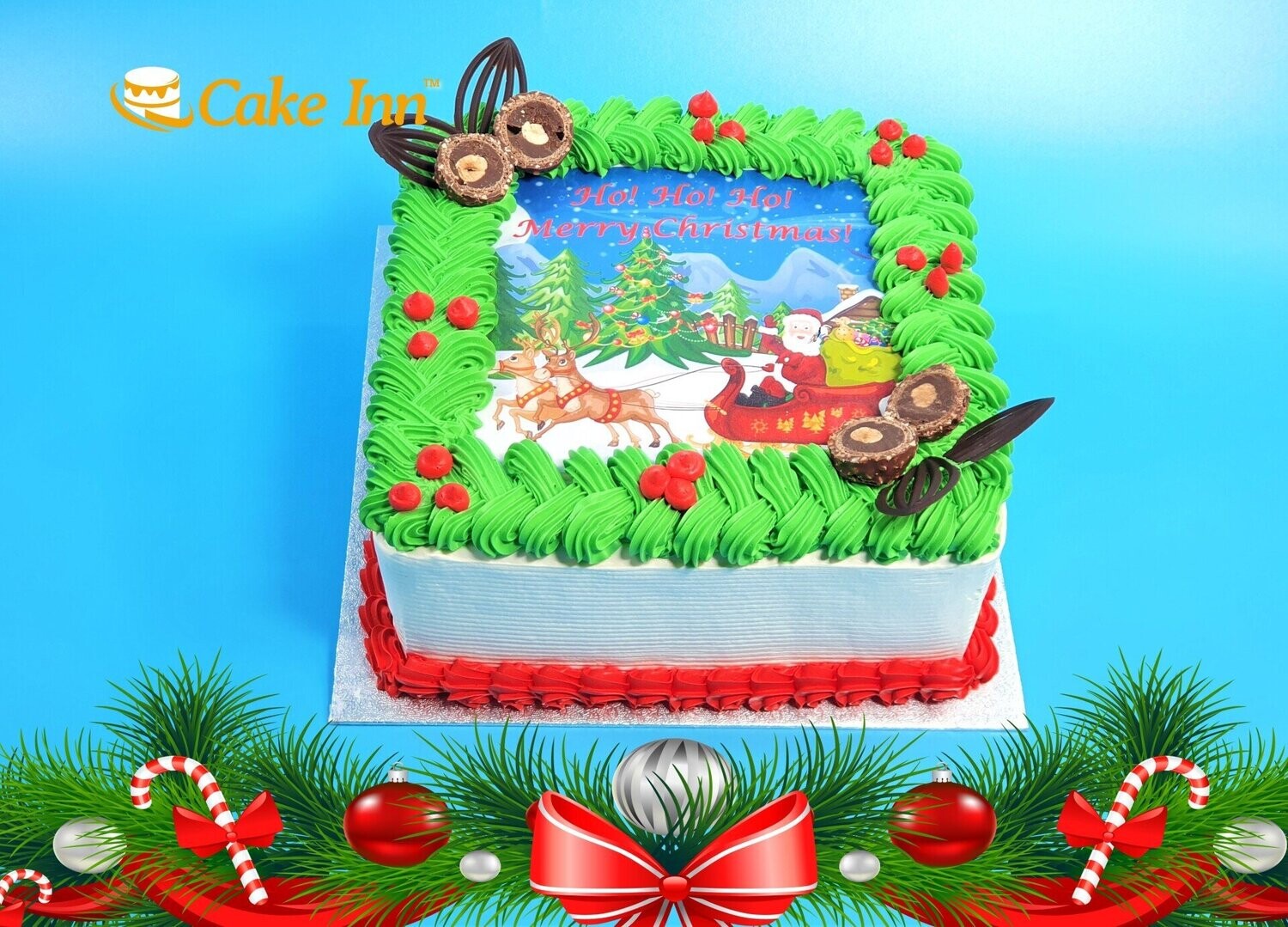 Ferrero Christmas Cake