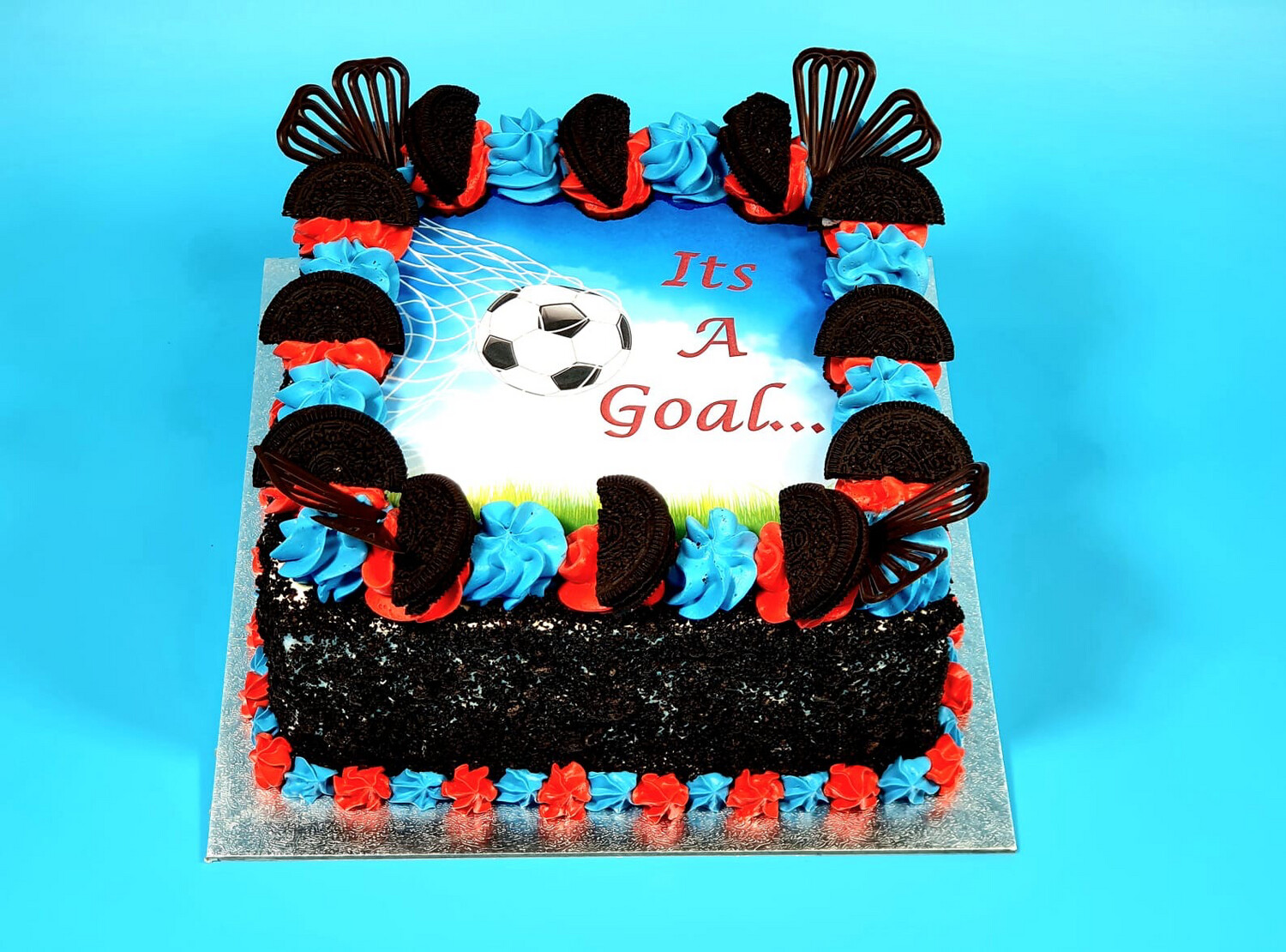 Oreo Football Theme Cake