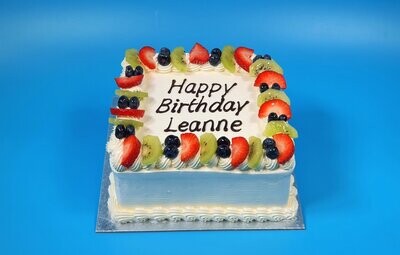 Fresh Fruit Birthday Cake S273